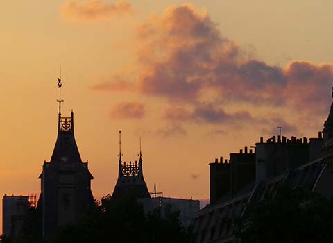 Paris rooftops
